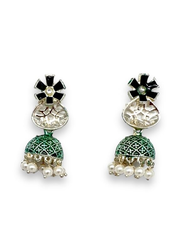 Meenakari Jhumkis