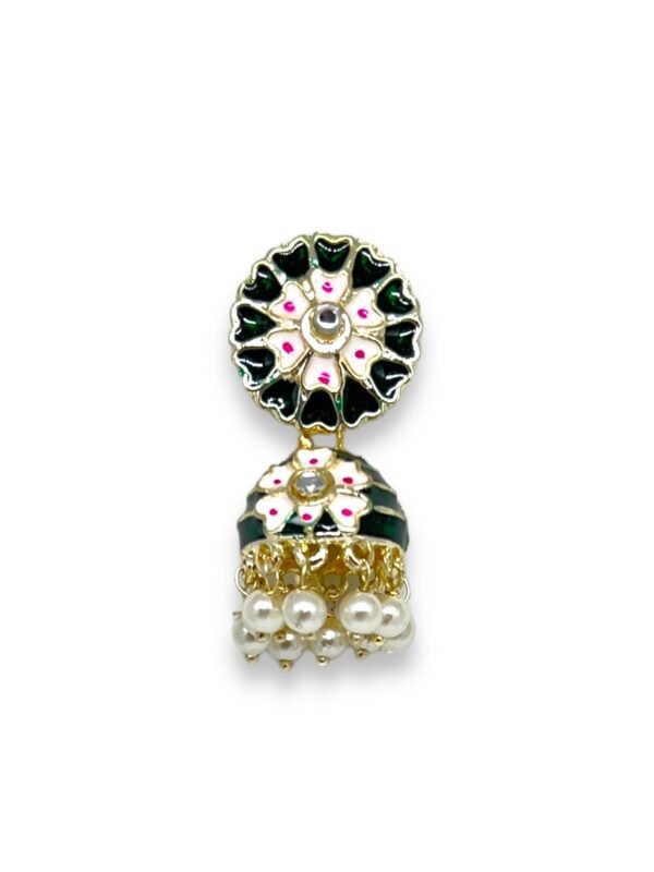 Mini Meenakari Jhumkis